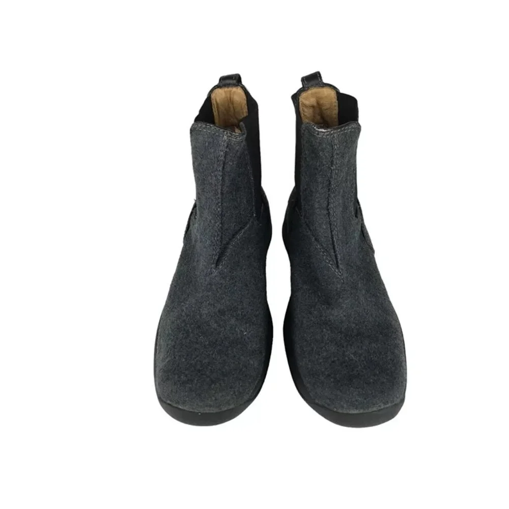 Dolomite Womens Gray Round Toe Pull On Ankle Winter Chelsea Boots Size US 8‎